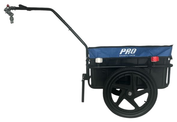 Remorque pour vélo 70L remorque pour vélo avec caisse   réflecteurs - bleu - étanche