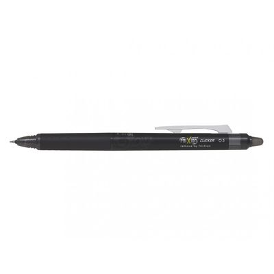 Pilot FriXion Point Clicker - Roller Gel effaçable - 0,5 mm - noir