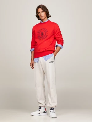 Moletom com logo Crest oversized