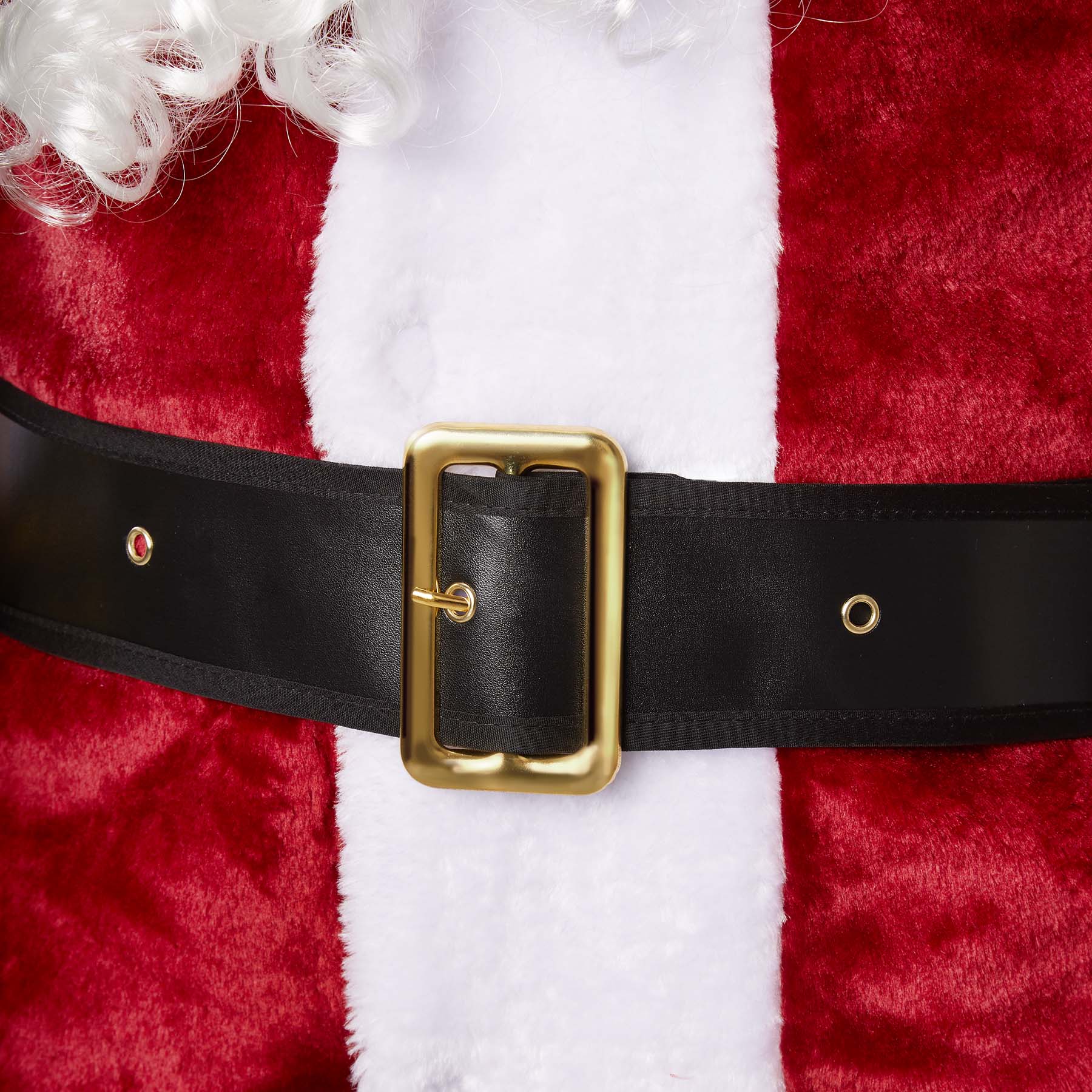tectake® Herrenkostüm Weihnachtsmann-Set dunkelrot
