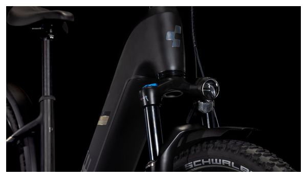 VTC Électrique Cube Nuride Hybrid Pro 800 Allroad Easy Entry Shimano Cues 10V 800 Wh 29'' Noir 2025