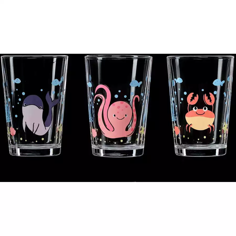 Ritzenhoff & Breker GmbH & Co. KG Kindergläser Unterwasserwelt 205 ml 6er Set bunt