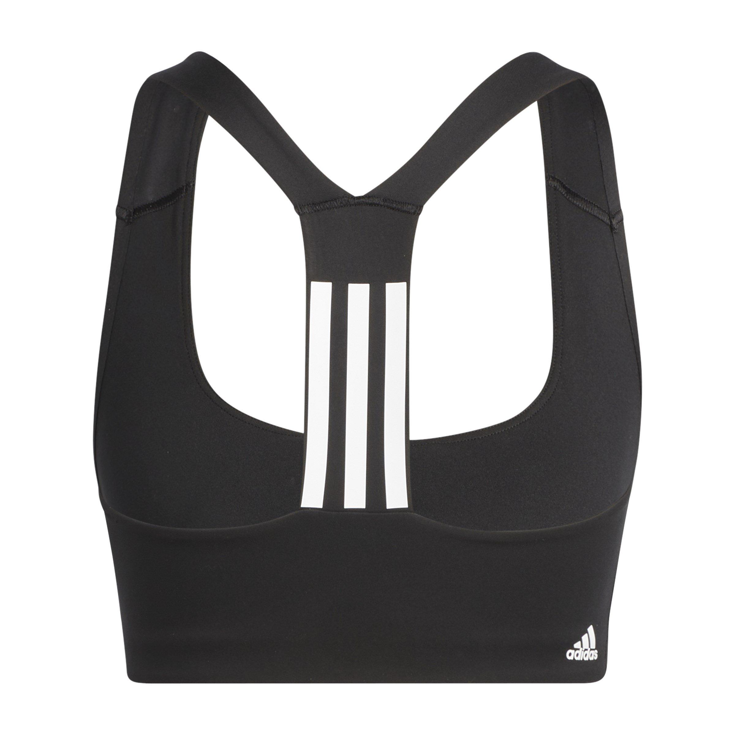 adidas Three Stripe Sports Bra Womens