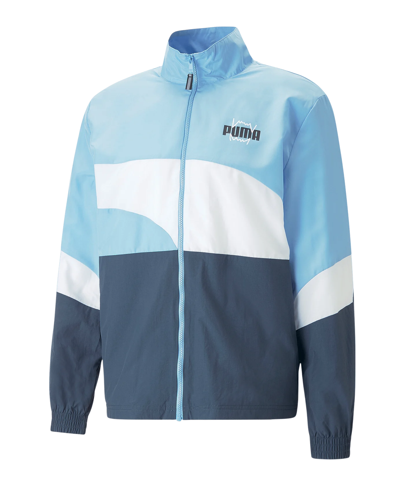 PUMA Clyde 2.0 Jacke Blau Weiss F01