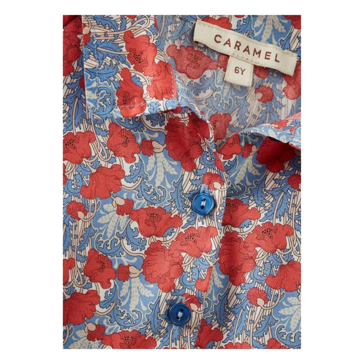 Caramel Blouse Lemon Fleurie | Bleu