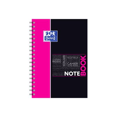 Oxford Etudiants - Cahier Notebook B5 (19 x 25 cm) - 160 pages - petits carreaux (5x5 mm) - double spirale - disponible dans différentes couleurs