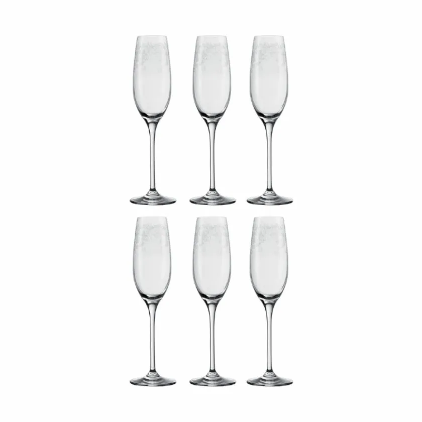Leonardo Champagneglas - 6 stk.