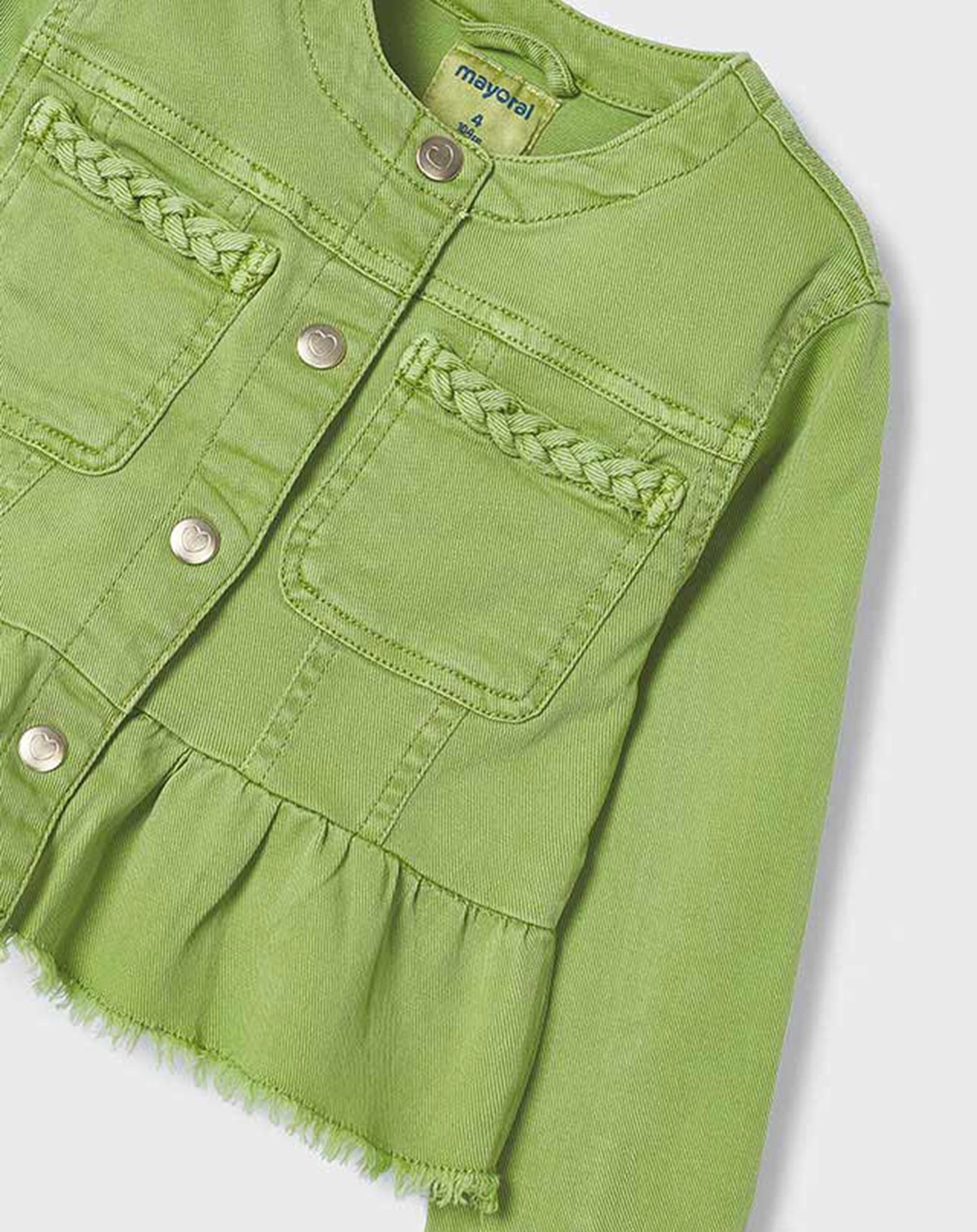 Jeansjacke GOLDEN LIME in apfelgrün