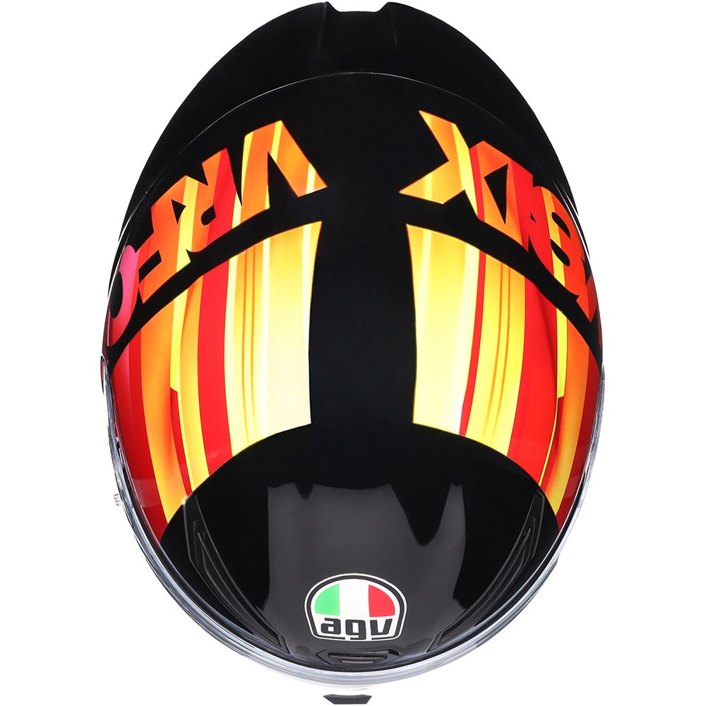 AGV - Casque K1 S Pulse 46 Noir / Multicolore