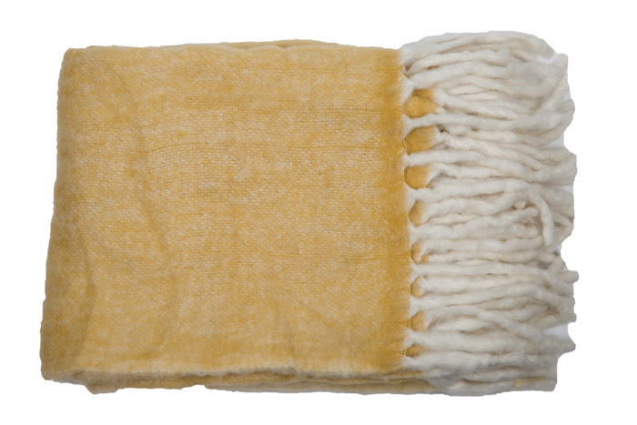 Plaid Acryl Amy Mustard