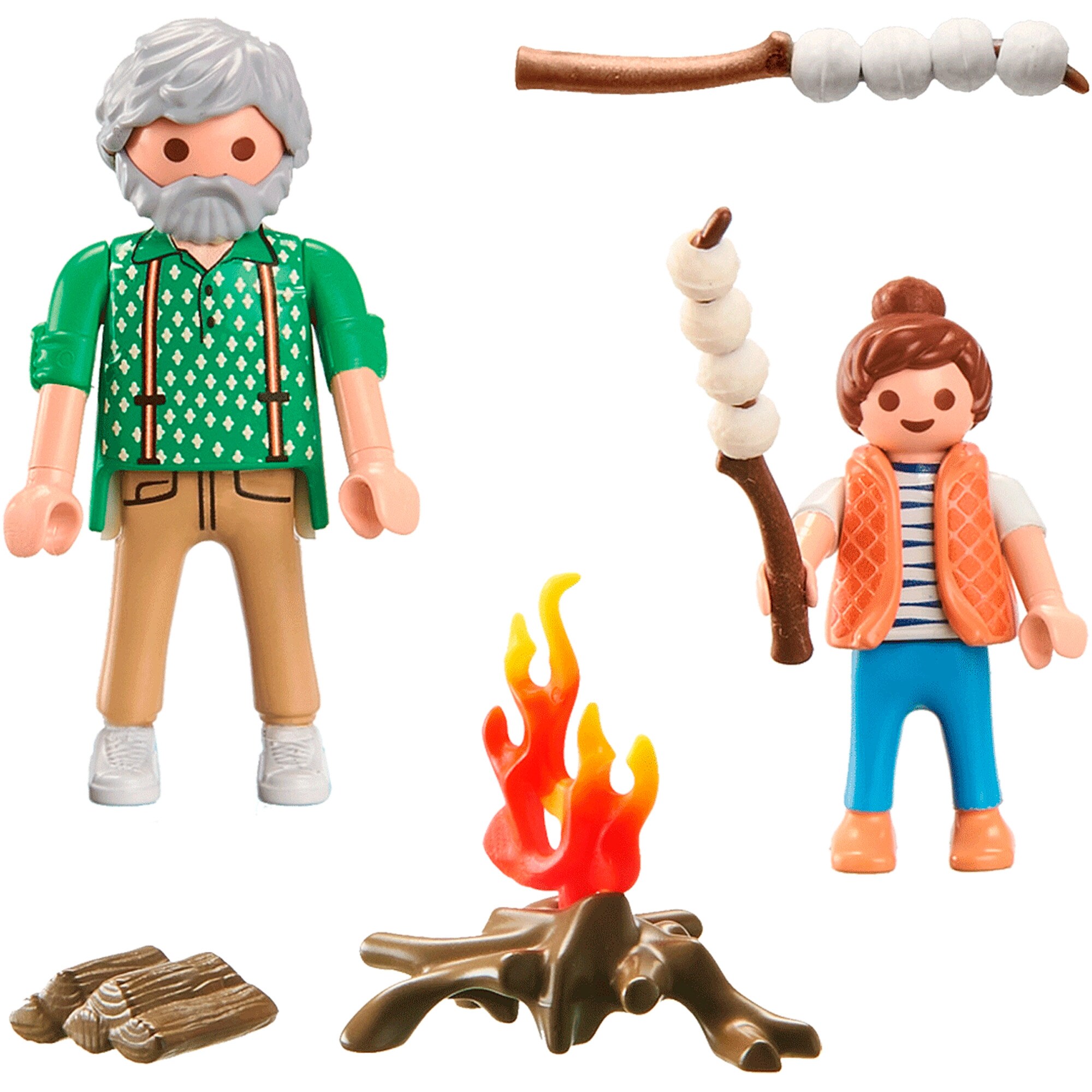 PLAYMOBIL Konstruktionsspielzeug City Life Lagerfeuer mit Marshmallows