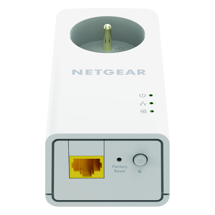 Netgear PLP1000 - Pack de 2 CPL 1000 (prise intégrée)