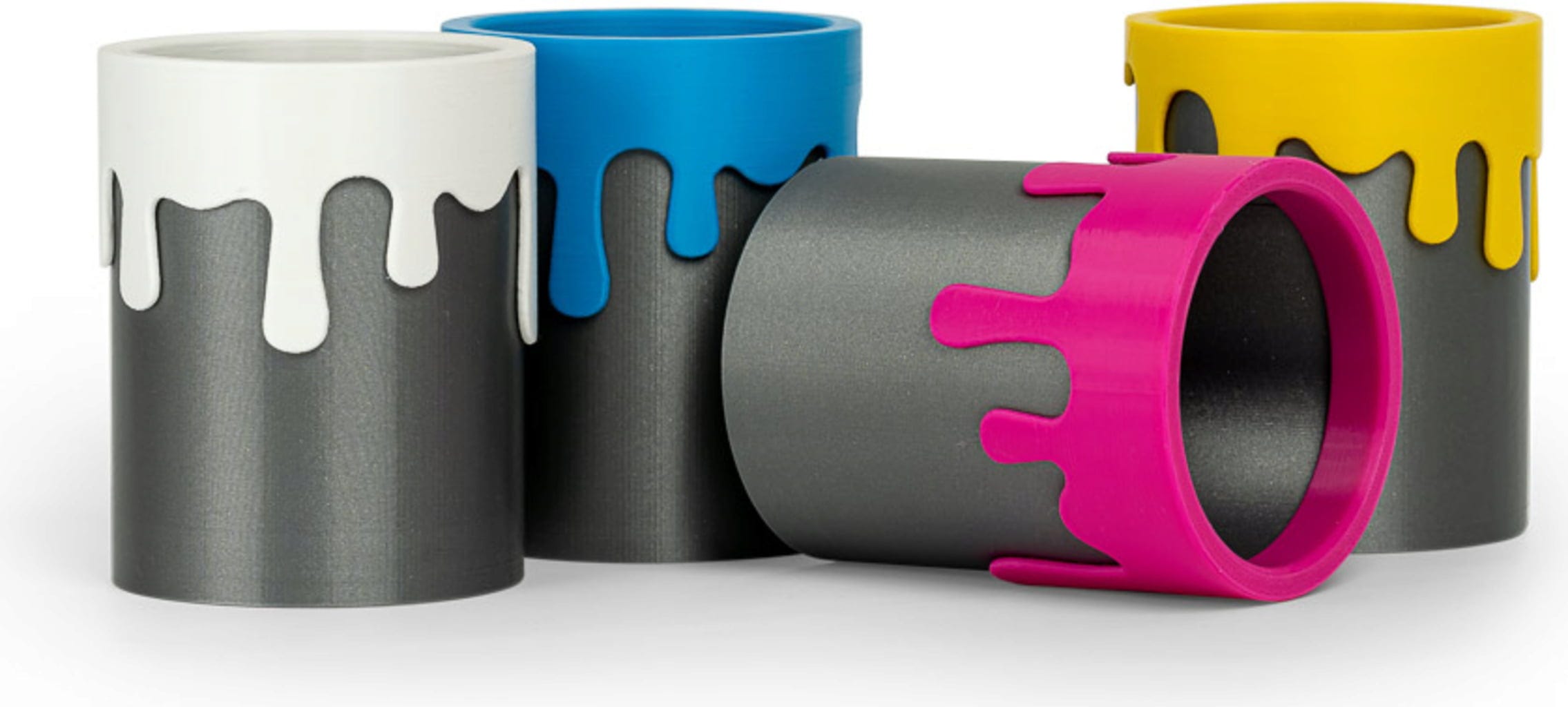Fiberlogy  Easy PLA CMYK Bundle, 1,75 mm (2.000 g)    Grundfarben ideal für den Mehrfarbdruck