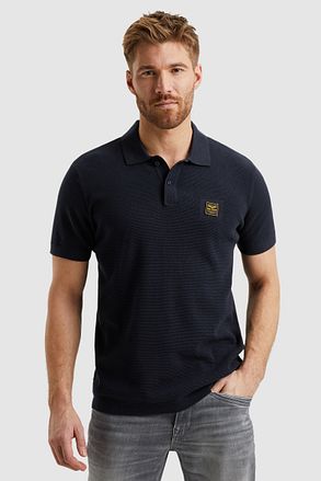 PME Legend Poloshirt Knitted Navy PPSS2502853-5281 kopen
