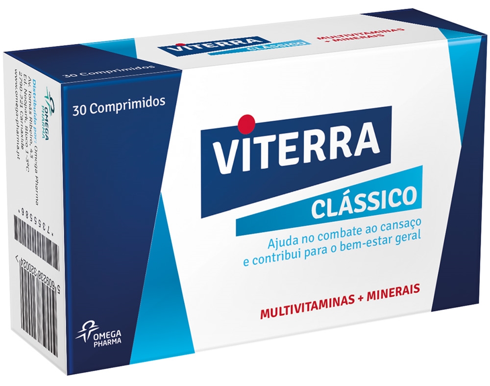 SUPLEMENTO VITERRA CLÁSSICO 30 COMPRIMIDOS