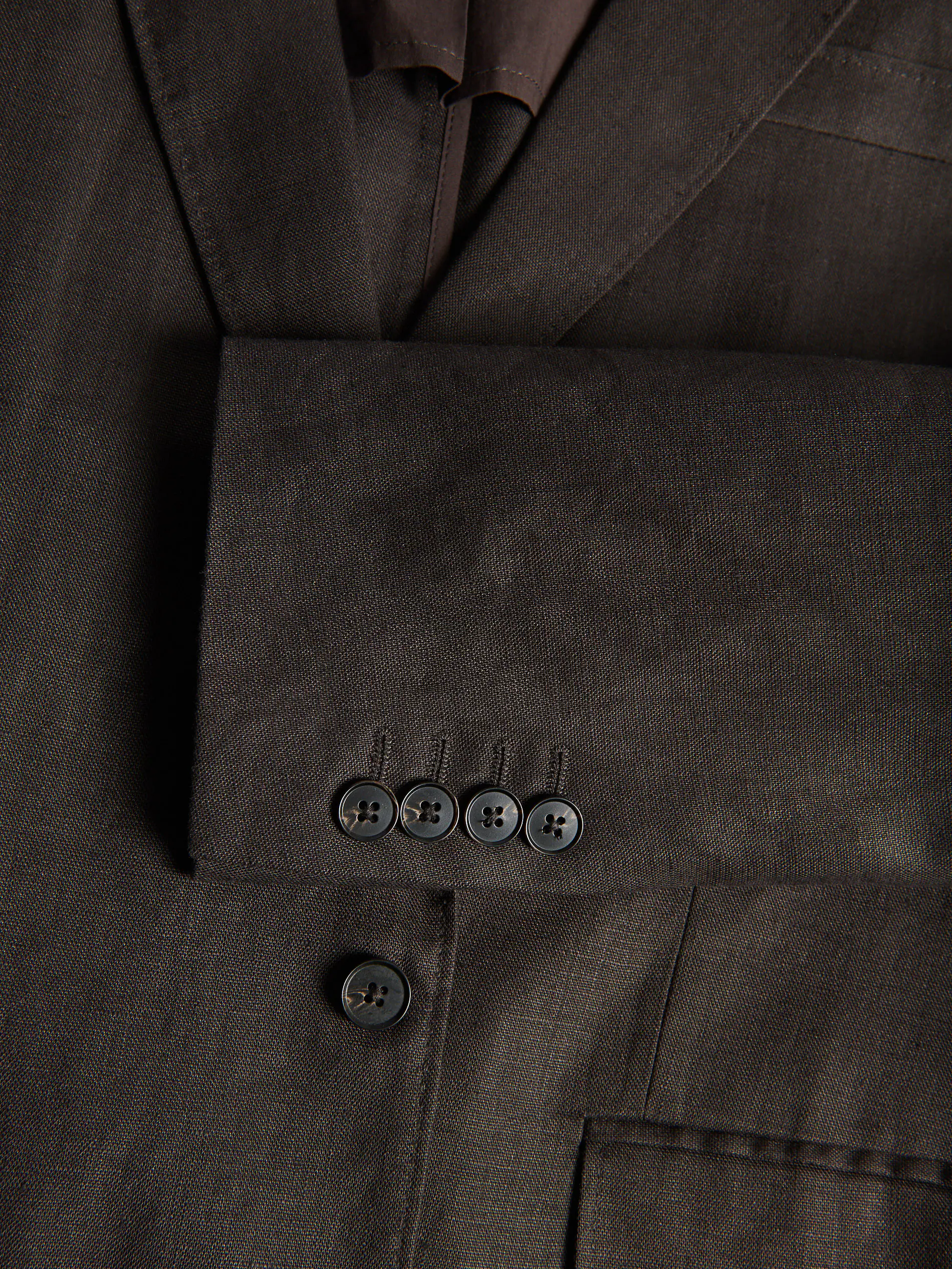 Blazer im Slim-Fit aus Leinen