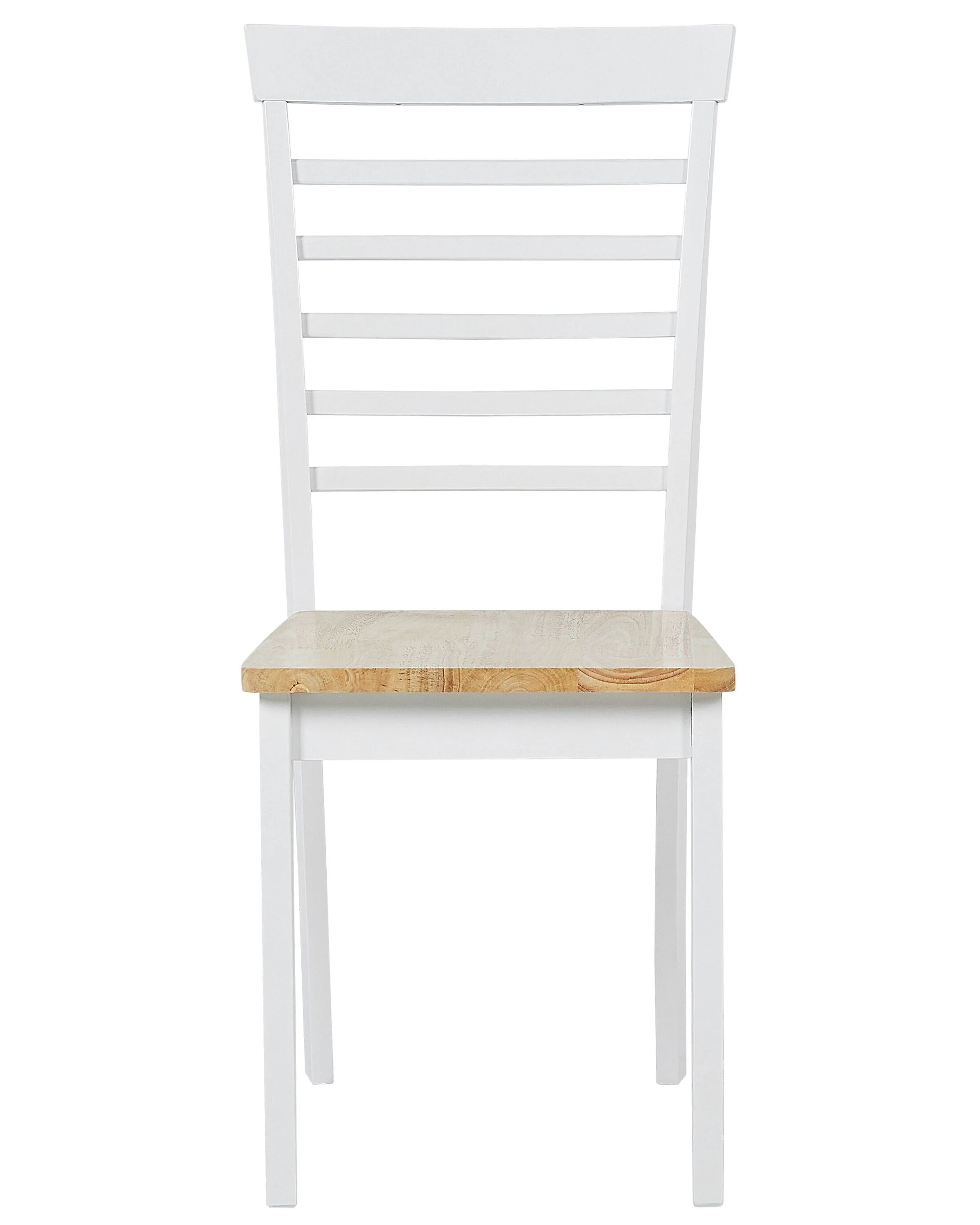 Set van 2 eetkamerstoelen BATTERSBY Hout Wit
