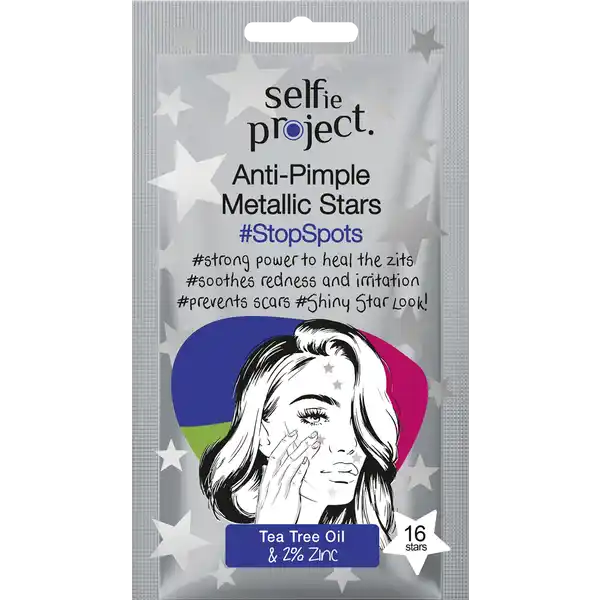 Anti-Pimple Metallic Stars #StopSpots