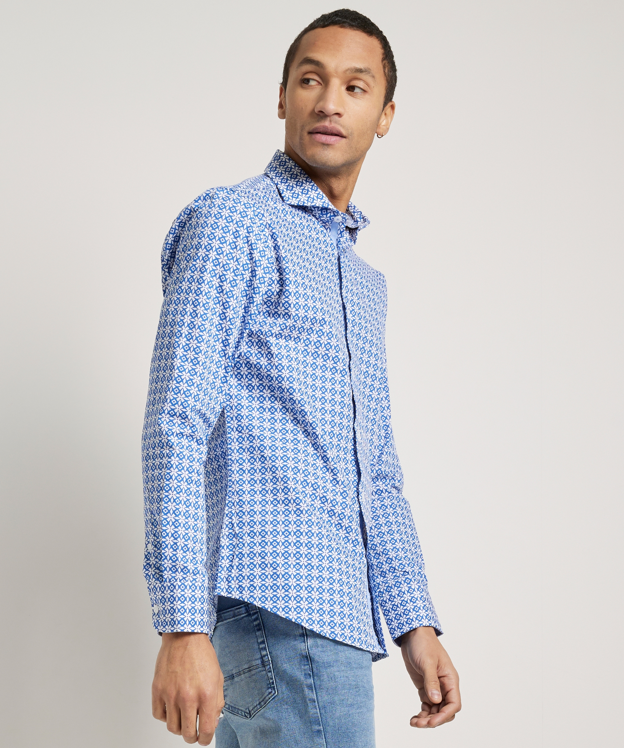 slim fit overhemd poplin