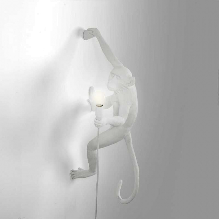 Seletti Monkey Hanging wandlamp wit rechts