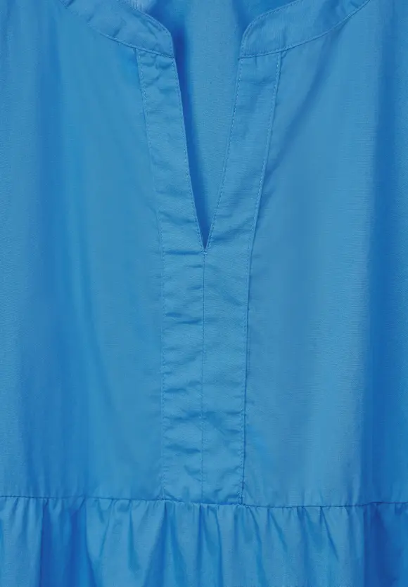 Tunikakleid mit Volants - blue bay