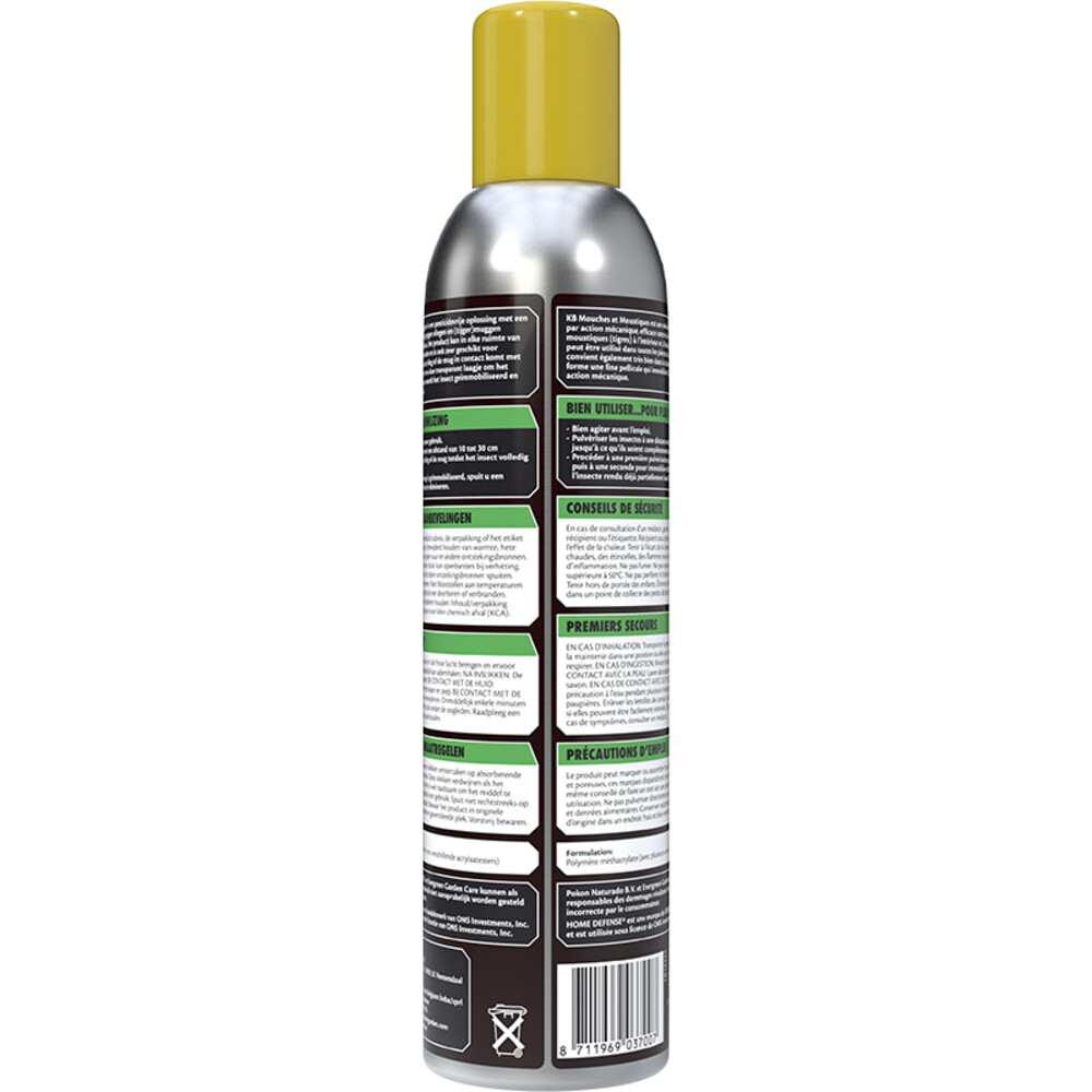 6x KB Home Defense Vliegende insecten Spray Pesticidevrij 300 ml