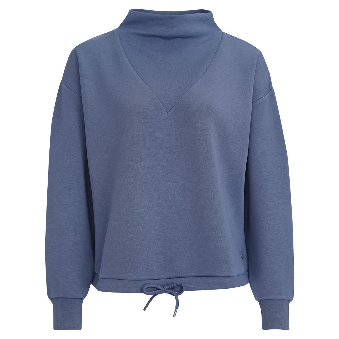 Gina Collection Damen Sweatshirt aus Modal-Mix blau