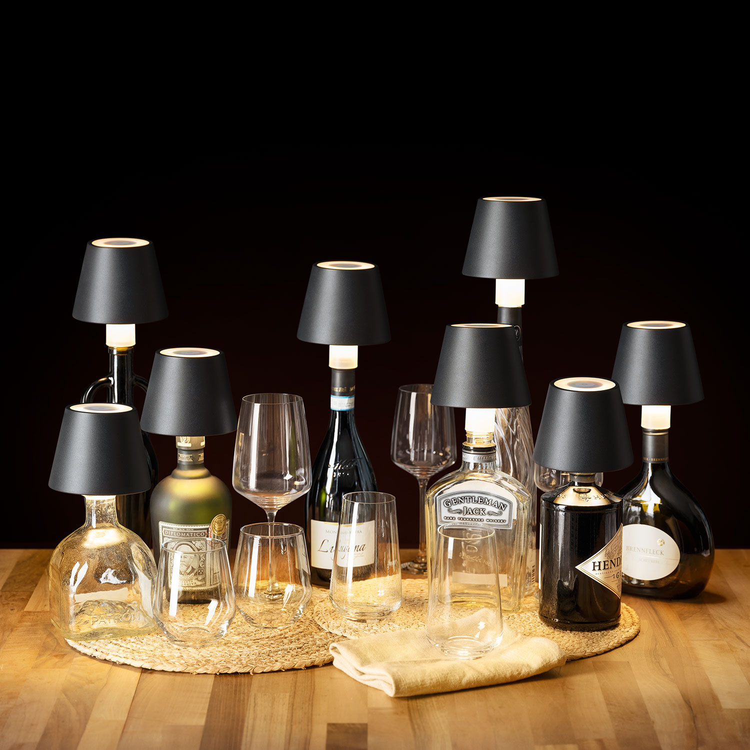 LED-Flaschenlampe, RGB, für Inn- und Outdoor