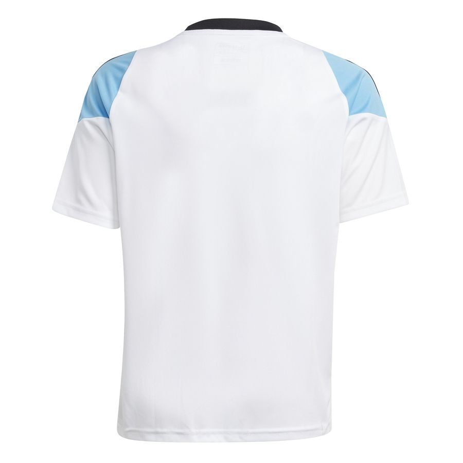 adidas T-shirt d'Entraînement Messi Triunfo Dorado - Blanc/Blue Burst Enfant