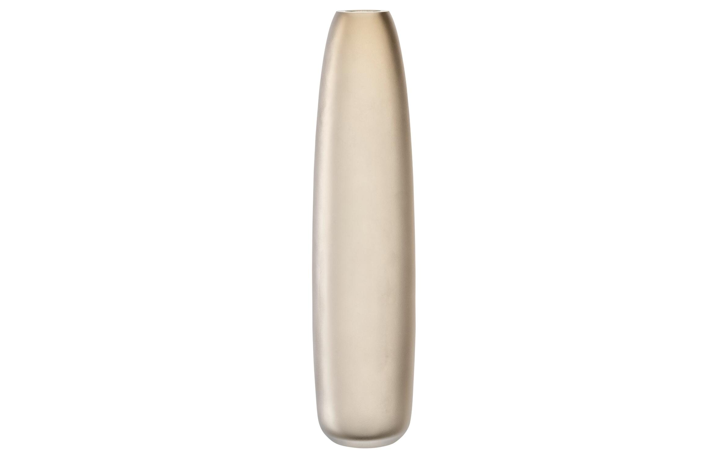 Vase Bellagio 35 cm, BeigeHandgemachte Blumenvase