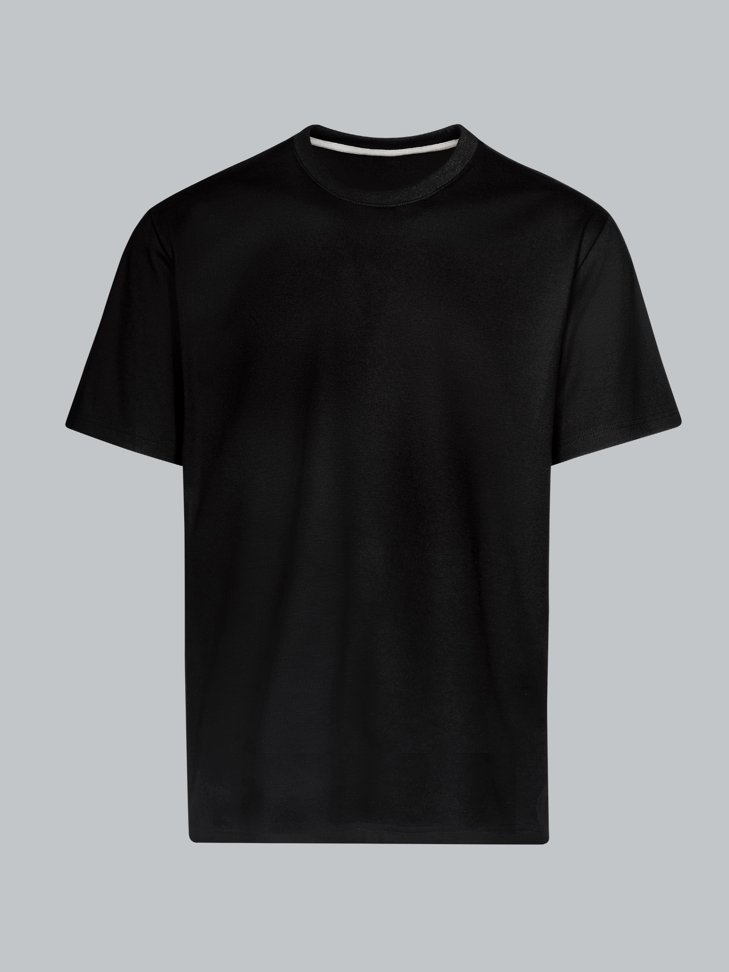 Oversized T-Shirt mit Rückenprint Schwarz