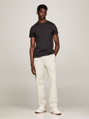 Camiseta Slim Fit com Estampa de Bandeira