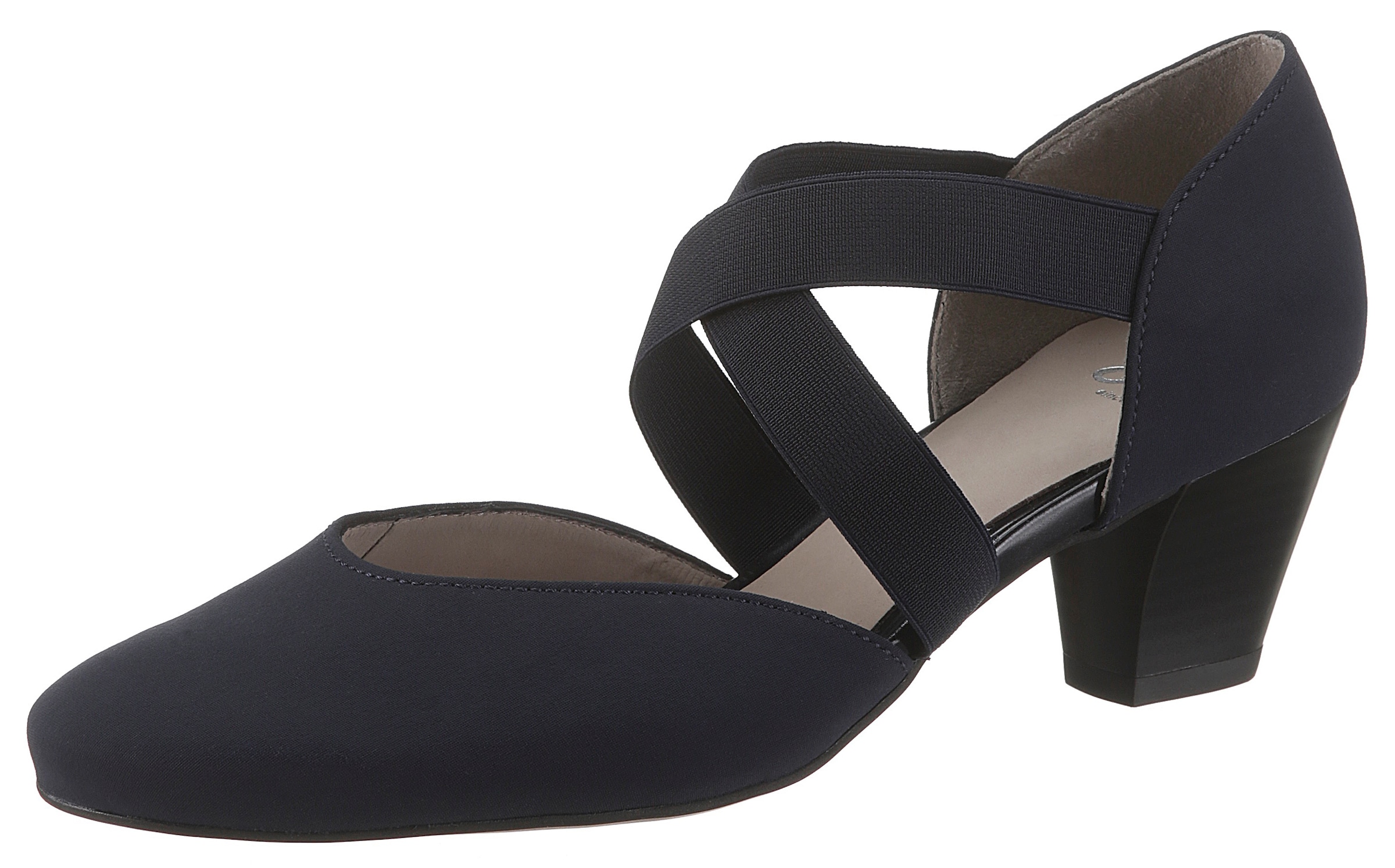 Ara Spangenpumps »TOULOUSE«  , Abendschuh, Festtagsschuh, Trichterabsatzmit elastischen Riemchen