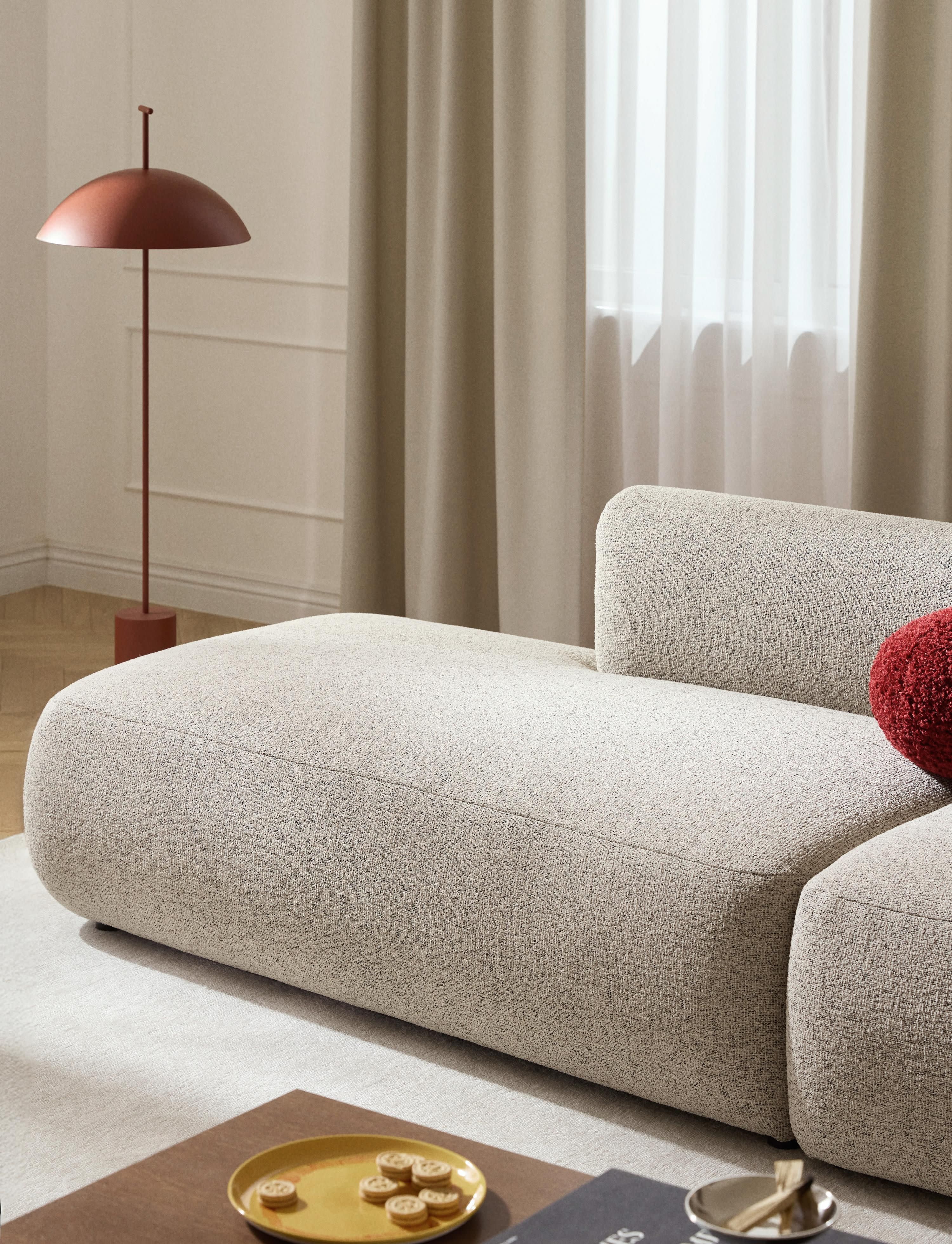 Modulaire XL bouclé ottomane bank Sofia