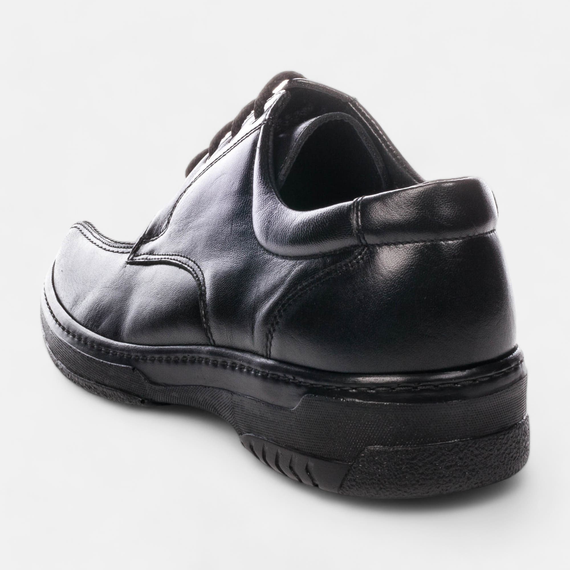 Derbies Homme en cuir noir