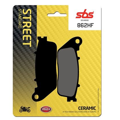 Plaquettes de freins SBS 862HF Organique arrière