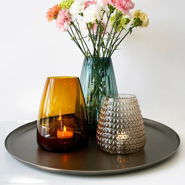 XLBoom - Dim Scale Vase, large, grün
