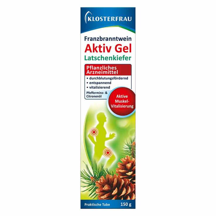Klosterfrau Franzbranntwein Aktiv Gel Latschenkiefer, 150 g