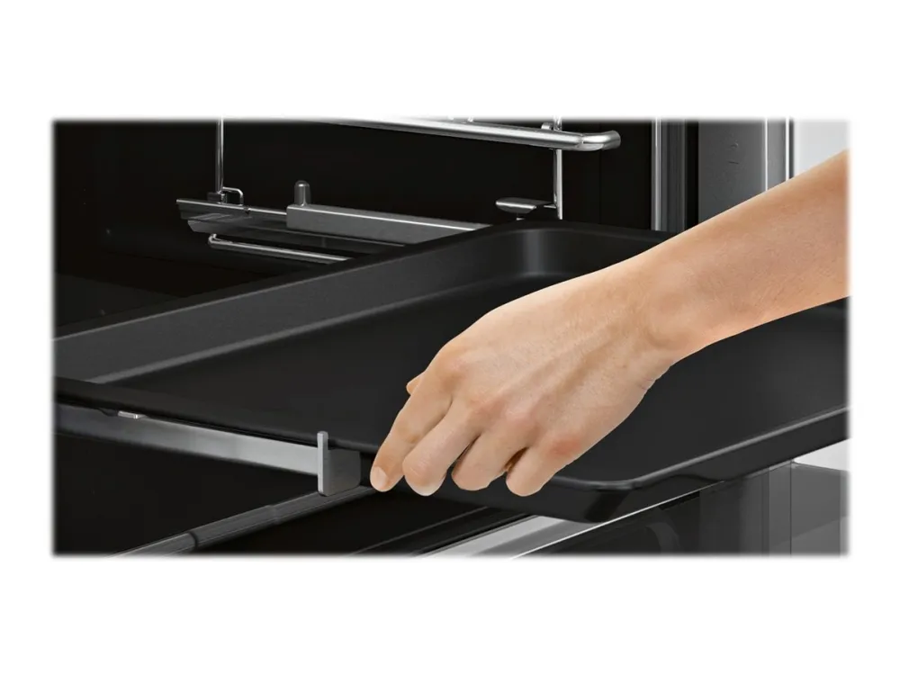 Neff N 90 B56CT64N0 - Ovn - til indbygning - niche - bredde: 56 cm - dybde: 55 cm - højde: 58.5 cm - med selv-rengøring - Klasse A - rustfrit stål