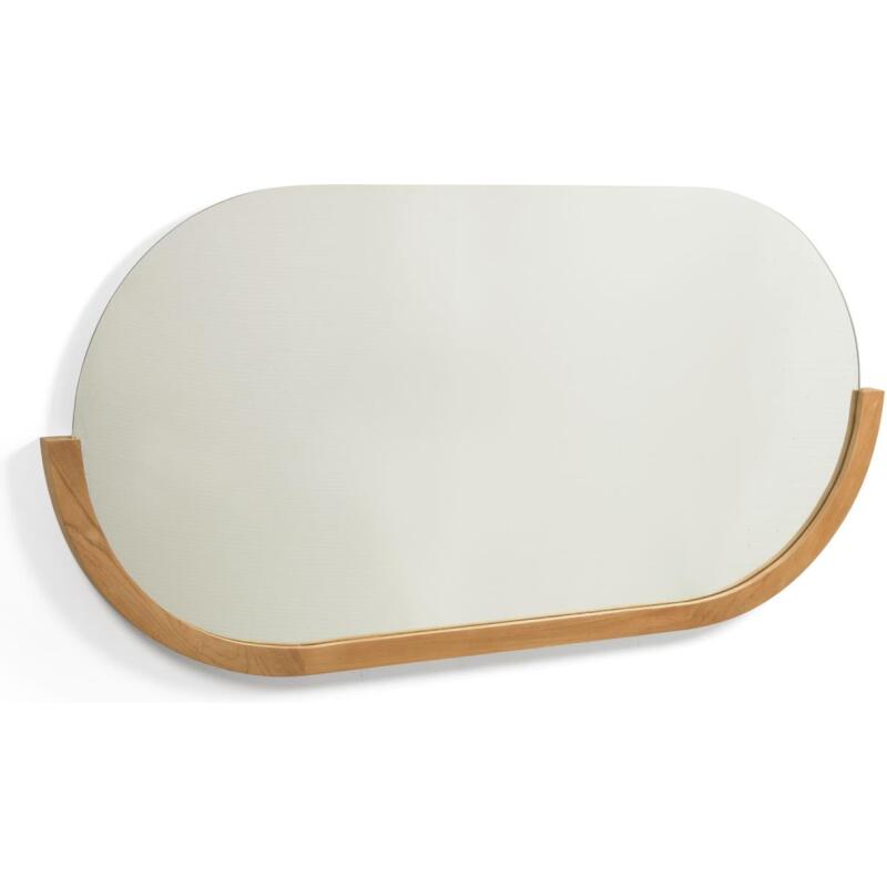 Miroir Rokia en teck massif 90 x 55 cm