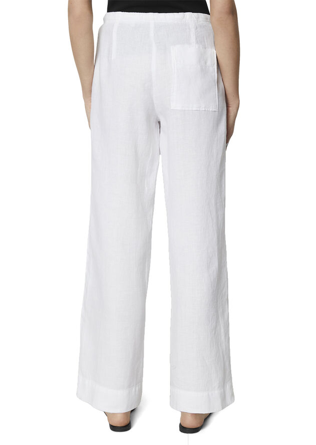 Marc O’Polo Pants, jogger style, straight leg, White