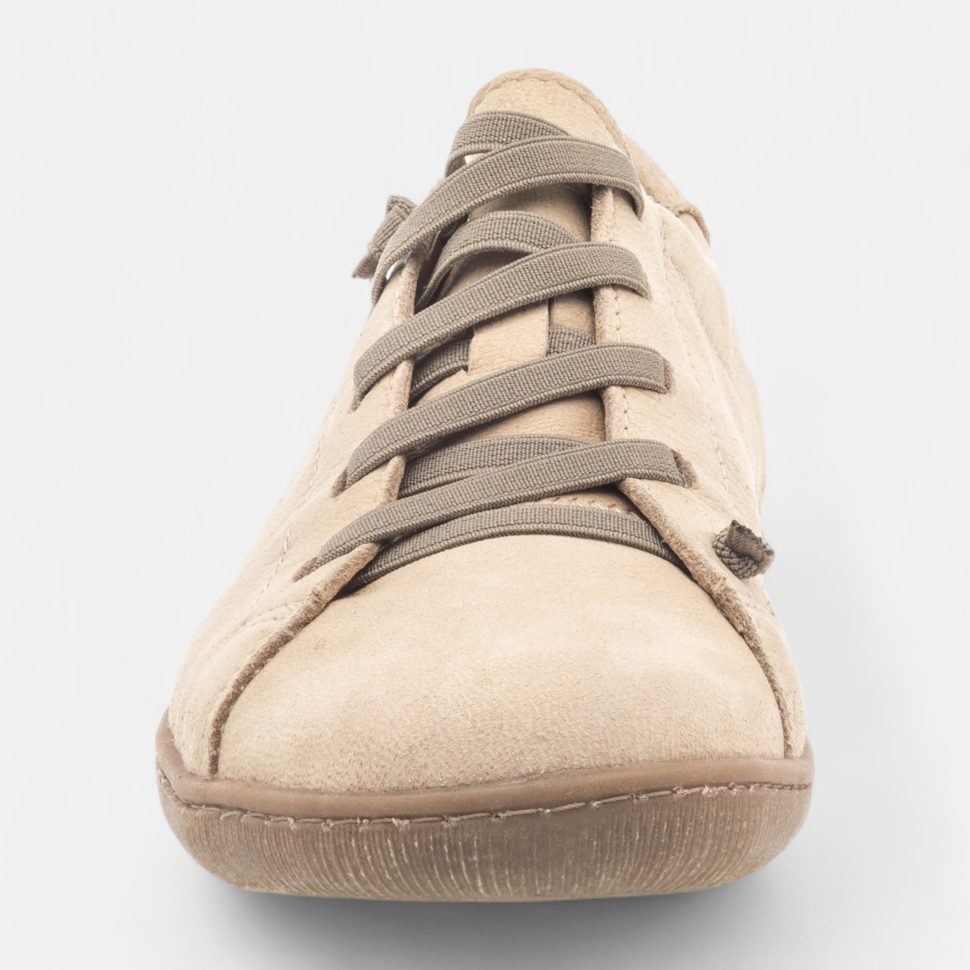 Baskets basses Femme en cuir beige