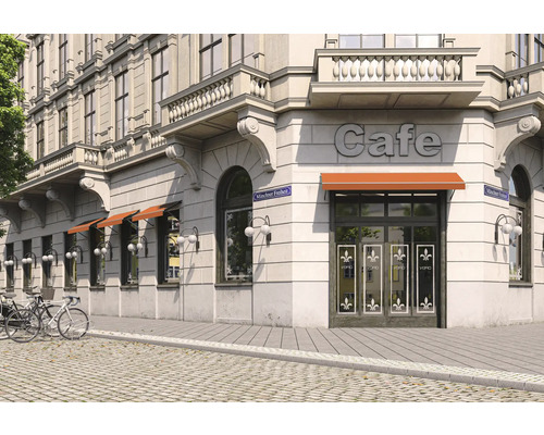 SCALA luifelframe RAL 9010 zuiver wit 120x90 cm stofdesign U767