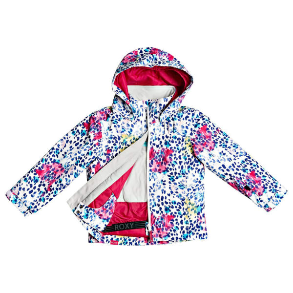Veste de ski ROXY MINI JETTY JK BRIGHT WHITE LEOPOLD
