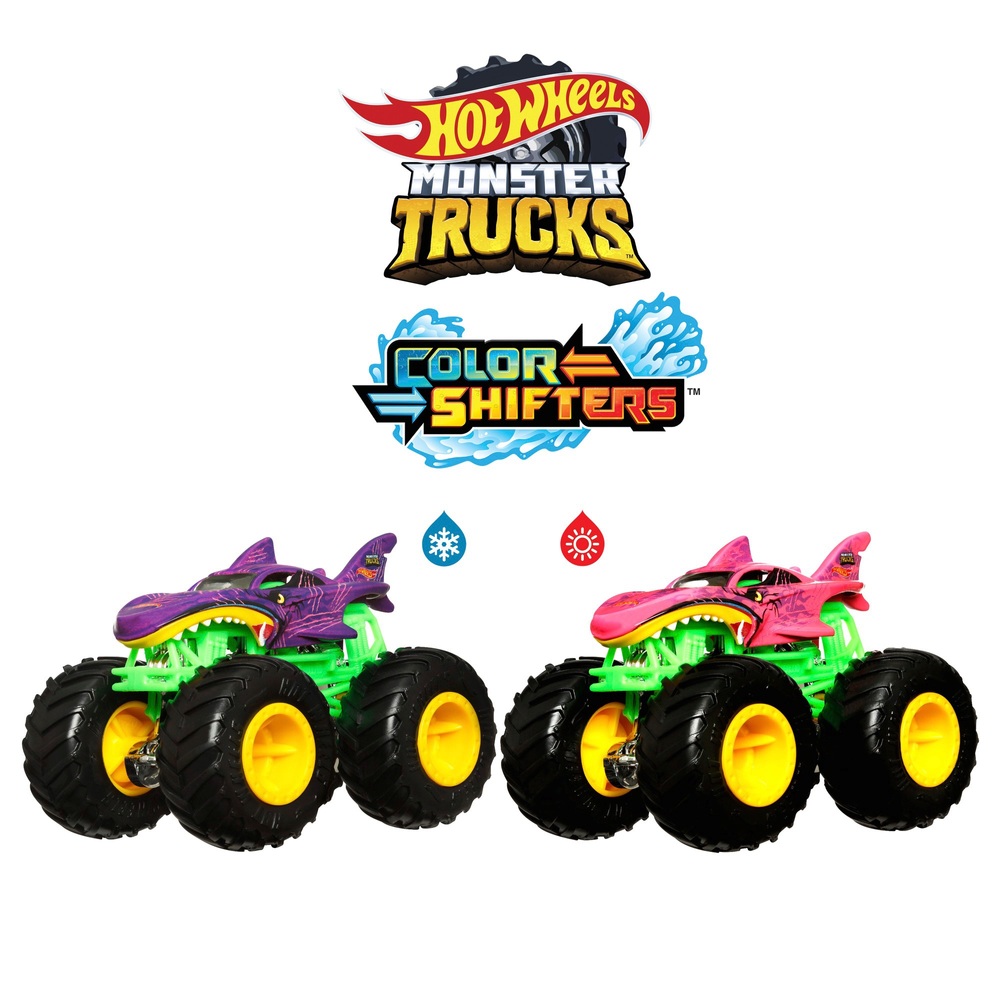 Hot Wheels Monster Trucks 1:64 Colour Shifters Fahrzeugsortiment