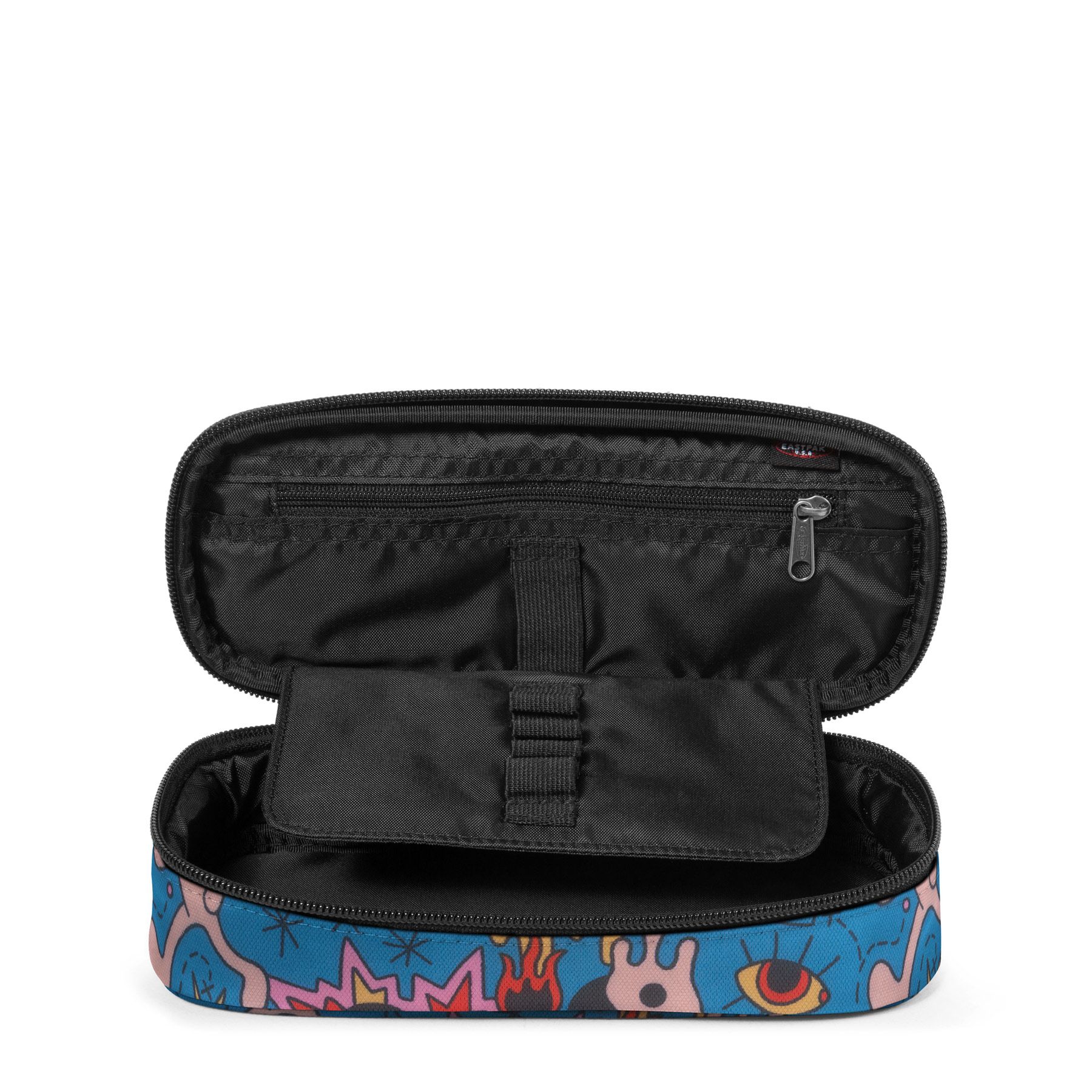 Oval Single Doodle Blue