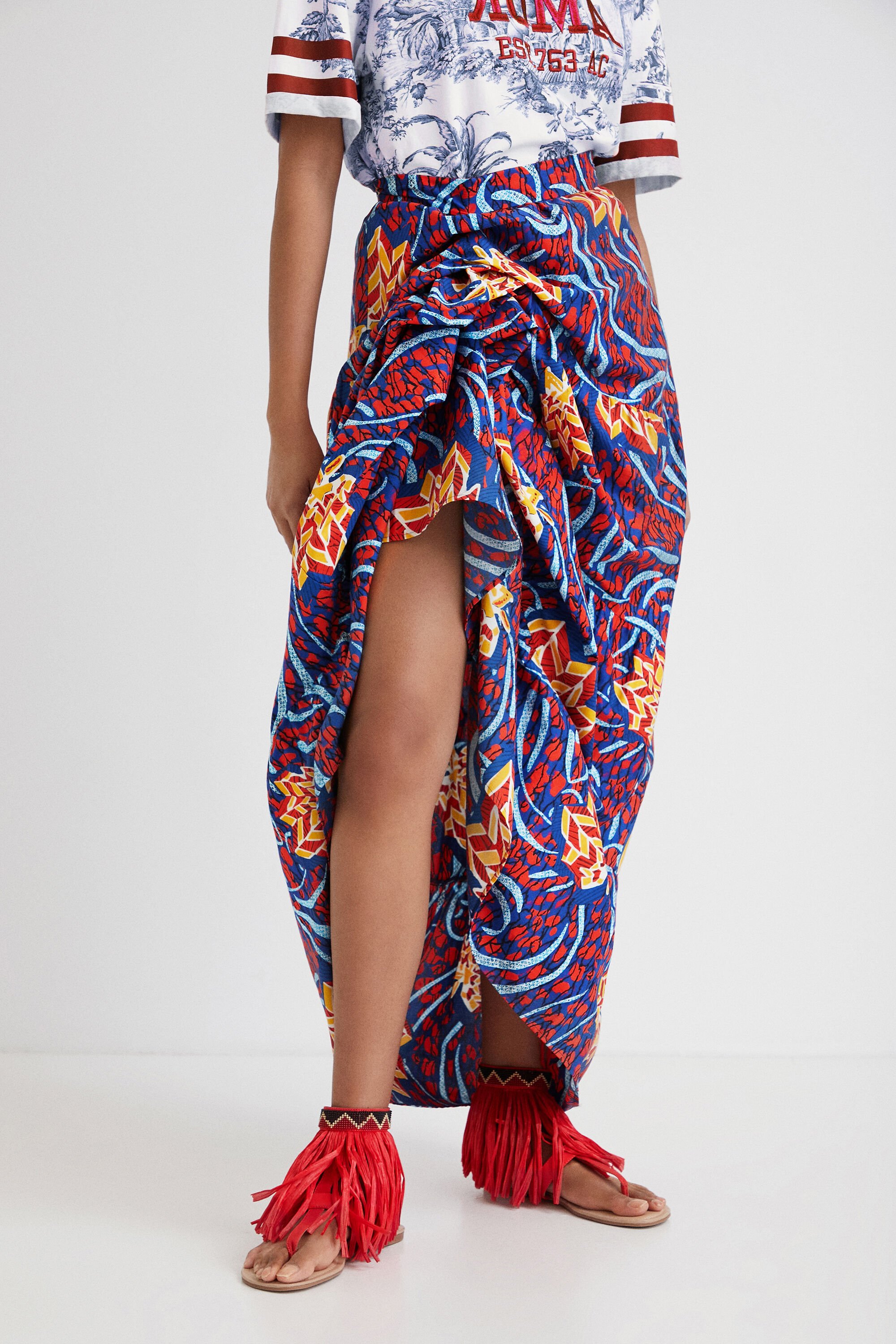 Jupe longue multi-style Stella Jean