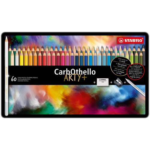 STABILO® CarbOthello ARTY  Pastellstifte, Metalletuis