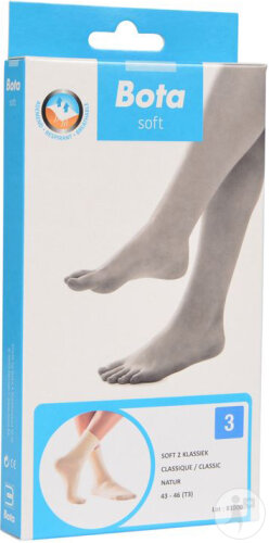 Bota Soft 2 Classique Natur 43-46 Paire 1