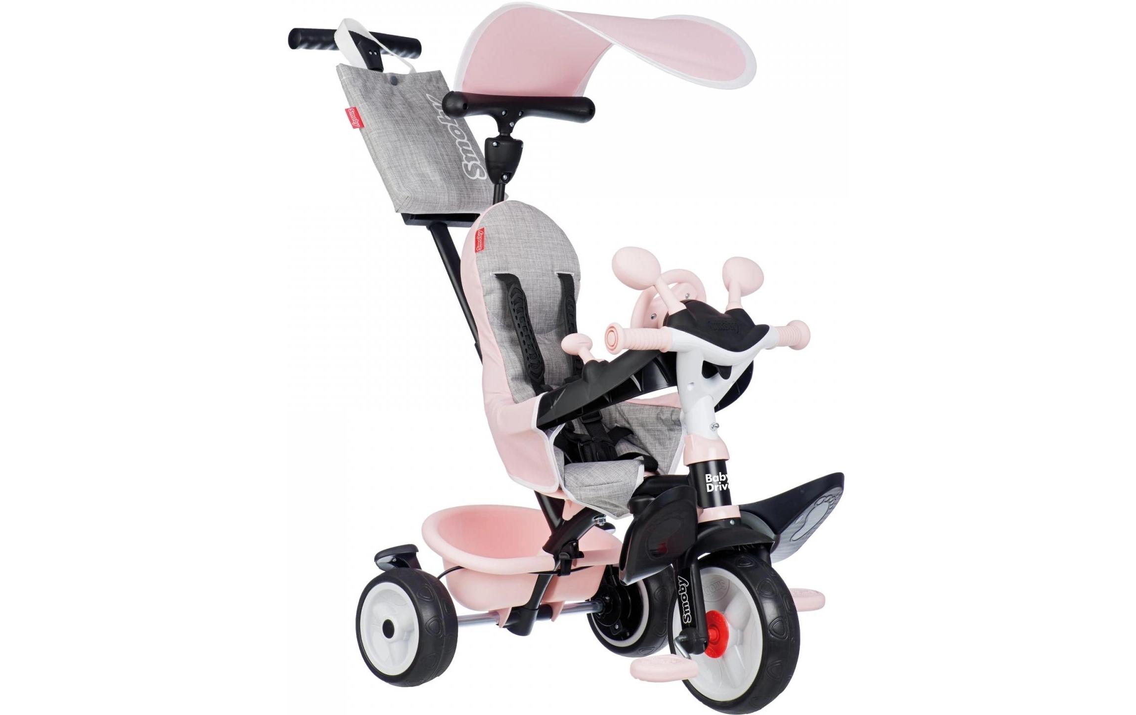 Dreirad Baby Driver Rosa3-in-1 Dreirad mit Sicherheitsfunktionen